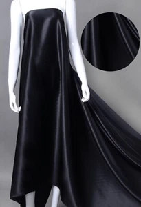 Tariff-Free 30mm 100% Pure Mulberry Silk Fabric Charmeuse / Satin By Half Yard - Picture 1 of 13