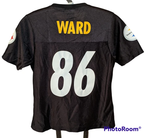 Pittsburgh Steelers HINES WARD Jersey NFL Team Apparel Womens Size SMALL Cover