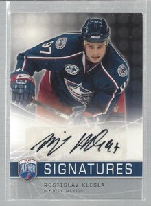 Rostislav Klesla 2008-09 Be A Player Signatures Auto Card