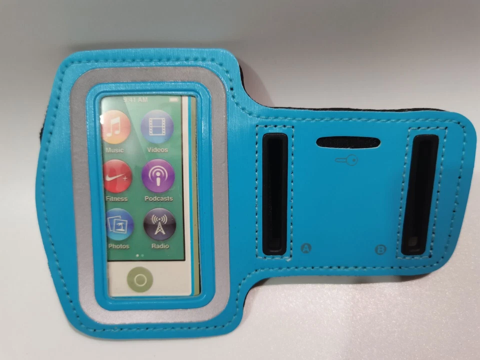 NEW For IPOD NANO 7 GYM SPORTS WORKOUT ARMBAND WRIST BAND STRAP CASE -ALL COLOR - Image 1 of 4