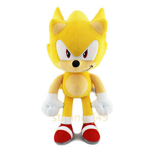 30CM Sonic the Hedgehog Super Sonic Soft Plush Toys Stuffed Dolls Children Gifts