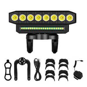 4000mAh(Eingebauter Akku) Fahrrad Frontscheinwerfer Superhelles LED Fahrradlicht - Bild 1 von 23