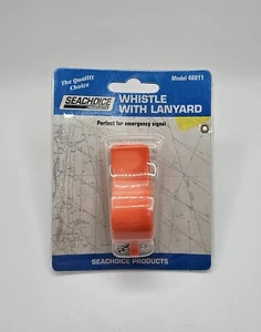 Sea Choice Whistle With Lanyard Emergency Signal Orange Color # 46011 Water - Picture 1 of 6