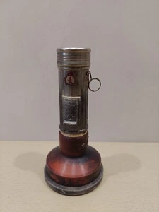 Vintage metal flashlight Poland. Pocket Lantern - Picture 1 of 12