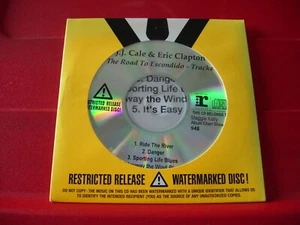 J.J. Cale & Eric Clapton The Road To Escondido 5-Track PROMO Sampler CD NEW - Bild 1 von 4