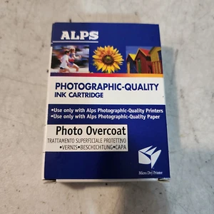 ALPS 105818-00 MD SERIES Photo Overcoat Ink Genuine New OeM Boxed free ship - Picture 1 of 2