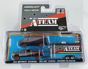 Greenlight Hollywood The A Team 2015 Chevrolet Silverado 1983 GMC Vandura Hauler - Bild 1 von 11