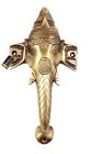 Handmade Antique Style God Ganesha Design 8 Inches Brass Door Handle Height 8''