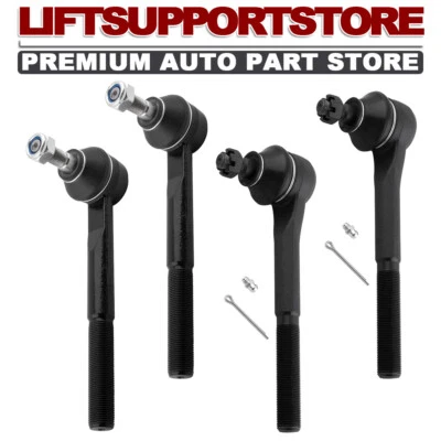 Конец анкерного стержня для 88-99 Chevrolet K1500 комплект из 4 передних левых и правых внутренних наружных - Изображение 1 из 4