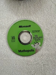 Microsoft Mathopolis My Personal Tutor - PC 1997 - Windows NT/95 - Picture 1 of 1