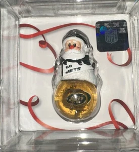 NFL NY Jets Snow Globe Ornament, Silver, 1.5 Sports Collection Series New - Picture 1 of 2