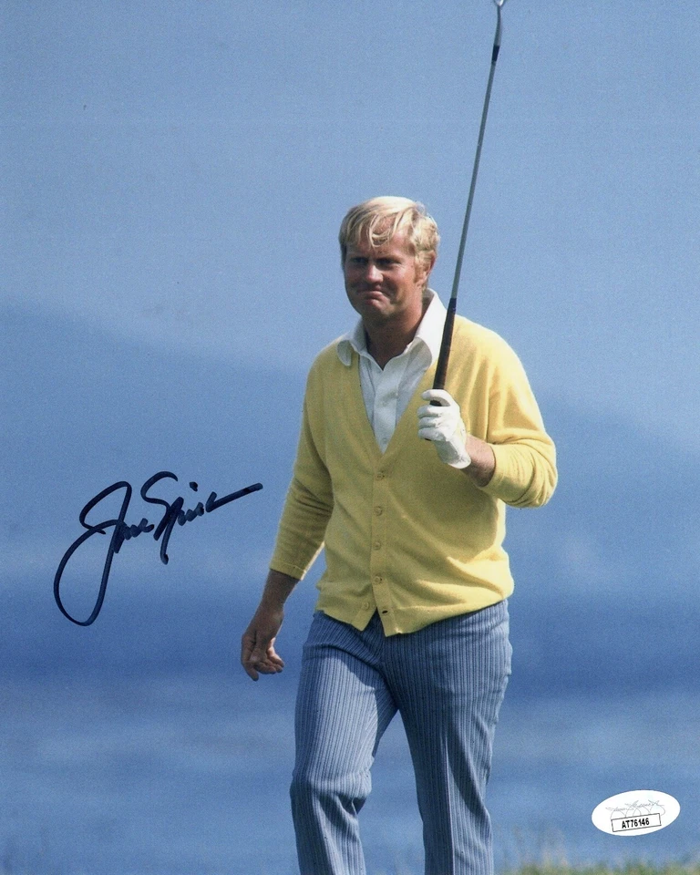 JACK NICKLAUS SIGNED YOUNG AUTOGRAPH PGA  GOLF 8X10 PHOTO PROOF   JSA COA #3 - Image 1 of 3