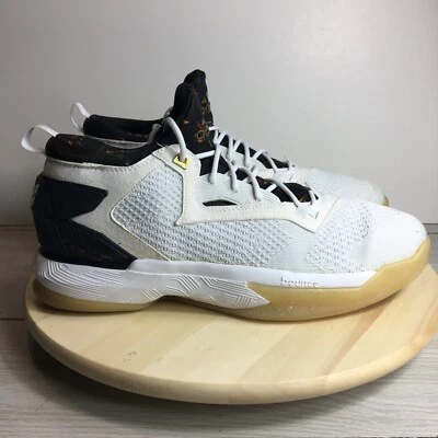 Adidas Dama Lillard 2 Primeknit Blanco/Multicolor Zapatos de Baloncesto Raros 13.5 Foto 1 de 4