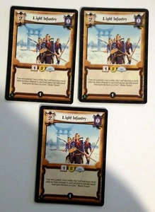Infantería Ligera (3) L5R Leyenda de los Cinco Anillos CCG Edición Perla - Imagen 1 de 1