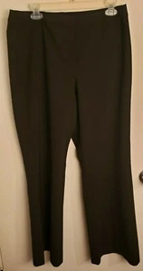 Antonio Melani Women's Black Small Plaid Lined Dress Pants sz 12 6-16 - Picture 1 of 7
