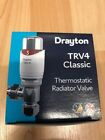 1x Drayton TRV4 Classic 15mm Angled Thermostatic Radiator Valve - 0705150 *BNIB*