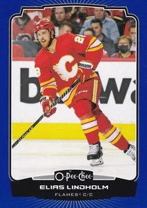 2022-23 O-Pee-Chee Blue #78 - Elias Lindholm - Calgary Flames - Picture 1 of 2