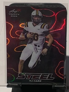 2023 Leaf Trinity Purple Lava Pre-Production Proofs CJ Carr (1/1) - Picture 1 of 3