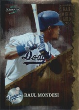 1995 Score Hall of Gold Los Angeles Dodgers Baseball Card #HG33 Raul Mondesi