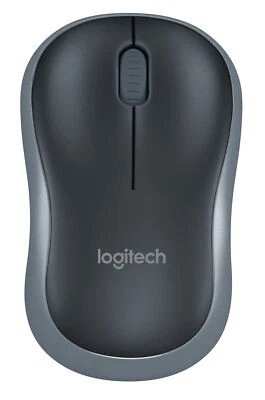 Souris optique Logitech M185 - noir, gris - Photo 1/2