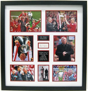 Alex FERGUSON Signed Framed Photo Display Manchester United LEGEND + Dealer COA - Picture 1 of 1
