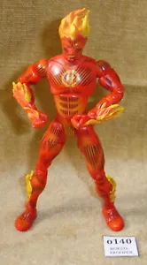 VINTAGE MARVEL LEGENDS S2 HUMAN TORCH (4 ON CHEST) ACTION FIGURE TOY BIZ 2002 - Picture 1 of 5