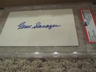 Gene Sarazen Autographed Signed 3x5 Index Card PSA/DNA Masters