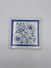 Screencraft Blue and White 6" Floral Tile Trivet
