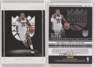2020-21 Panini Noir Association Edition Holo Silver /25 Buddy Hield #45