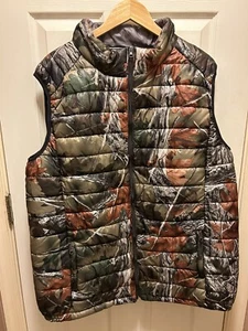 Trail Crest Men’s Highland Timber Camouflage Puffer Vest Sz 2XL NWOT - Picture 1 of 14