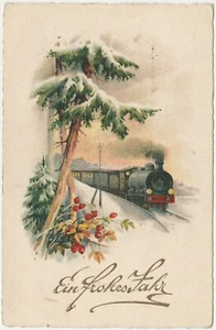 Postal foto Imperio alemán, 1939. Un feliz año - Imagen 1 de 2