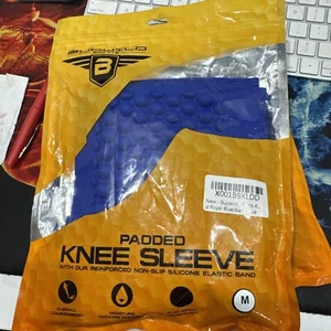 Bucwild Sports Knee Pads / Padded Compression Pro Knee Sleeves- 1 Pack-Adult MED - Picture 1 of 4