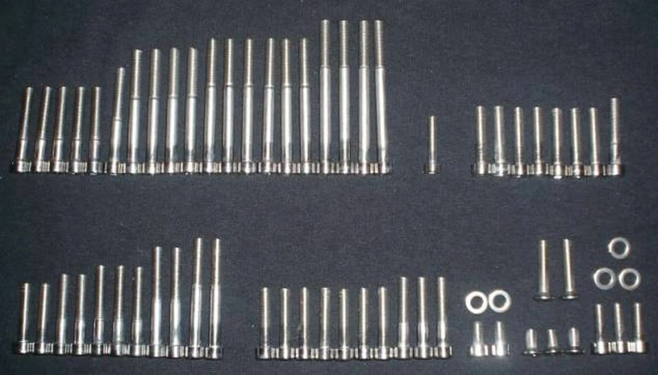 Kit de pernos de motor de acero inoxidable Honda CB900c CB900 CB1000c 1980 1981 1982 pulido Foto 1 de 3