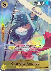 Charlotte Amande Alternate Art Foil - OP04-105 NM - Pezzo unico - Foto 1 di 1