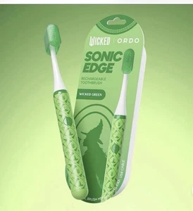 Cepillo de dientes Wicked Ordo Sonic Edge Wicked Green cepillo de dientes recargable nuevo en caja raro - Imagen 1 de 7