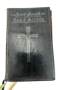 1957 St Joseph Daily Missal Vintage Confraternity Version Catholic - Picture 1 of 8