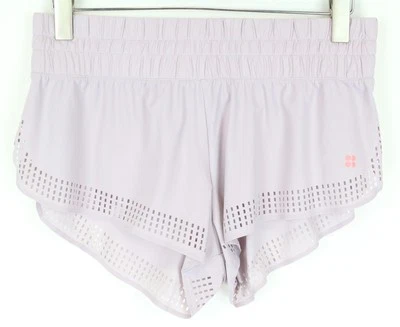 Sweaty Betty Femmes Sport Short L Clair Rose Léger Extensible Respirant - Photo 1/4