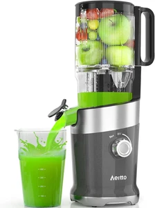 Cold Press Juicer, Juicer Machines with 4.9" Large Feed Chute, Fits Whole Vegeta - Picture 1 of 12