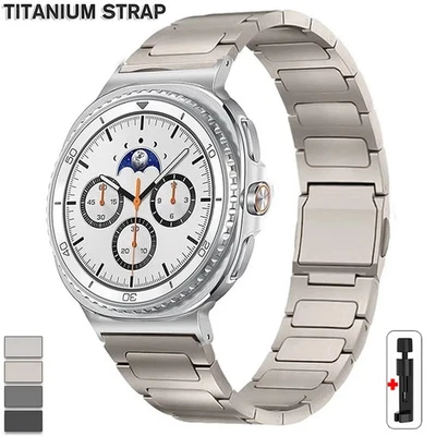 Luxury Titanium Magnetic Strap for Samsung Galaxy Watch8 Classic Ultra 2025 Band - Image 1 of 4