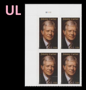US 6043 Jimmy Carter F plate block 4 UL MNH 2025 - Picture 1 of 1