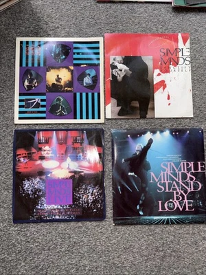 Simple Minds Various 7” Singles X4 Vinyl - Image 1 of 2