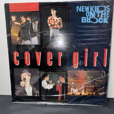New Kids On The Block 1990 Cover Girl UK 12" SINGLE CBS NEW SEALED 3 Track RARE - Image 1 of 4