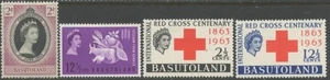 BASUTOLAND Sc#45, 83-85 1953-63 Three Different Complete Set Mint OG MLH - Picture 1 of 2