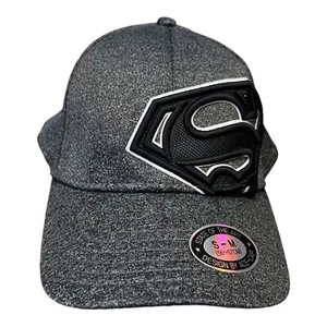 Superman Hat Cap Sz S-M Embroidered Logo Adult Men's - Picture 1 of 5