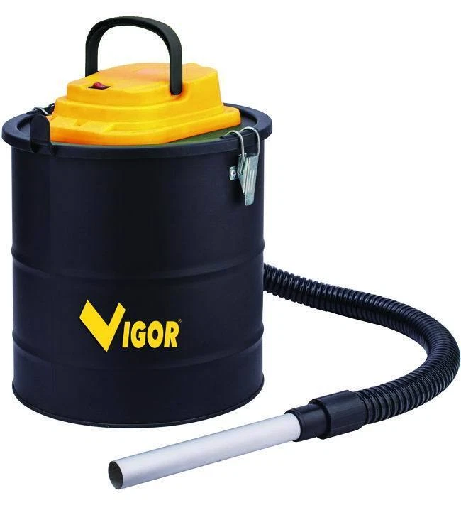 Vigor ASPIR-EL 1200 18L Bidone Aspiracenere - Nero