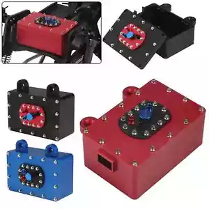 Metal Fuel Cell Receiver Box Tank For 1/10 RC Crawler Rigs SCX10 PR10 TRX4 Capra - Picture 1 of 21