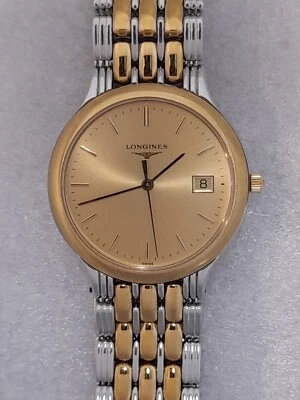 Reloj Longines Hombre Dos Tonos - Esfera Oro Champagne - L5.649.3 Foto 1 de 4