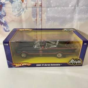 1966 Batman TV Series Batmobile 1:18 Scale Hot Wheels Mattel MIB - Bild 1 von 13