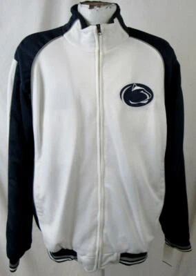 Penn State Nittany Lions Men Small Embroidered Full Zip Track Jacket APEN 78 - Image 1 of 4