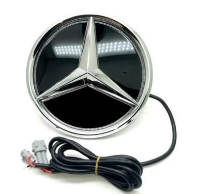 Front Grille badge Star Mirror Emblem LED Light For W177 W205 CLA CLS GLA 2019+ - Image 1 of 4